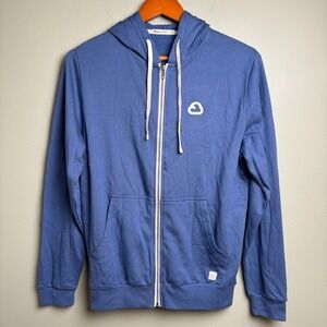 Marine Layer Mens Hoodie Size XS Casual Coastal Lightweight Sweatshirt Full Zip